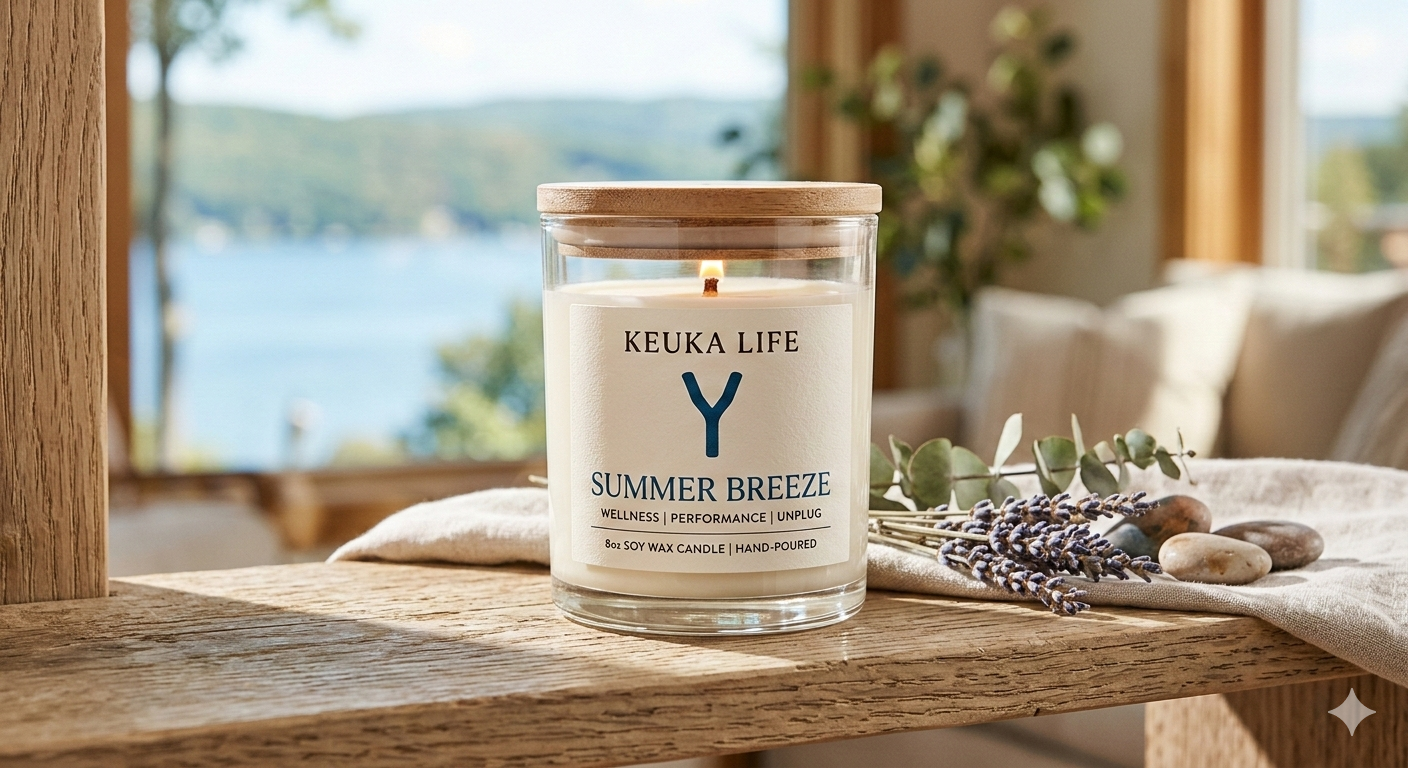 Keuka Life Summer Breeze Lake Candel