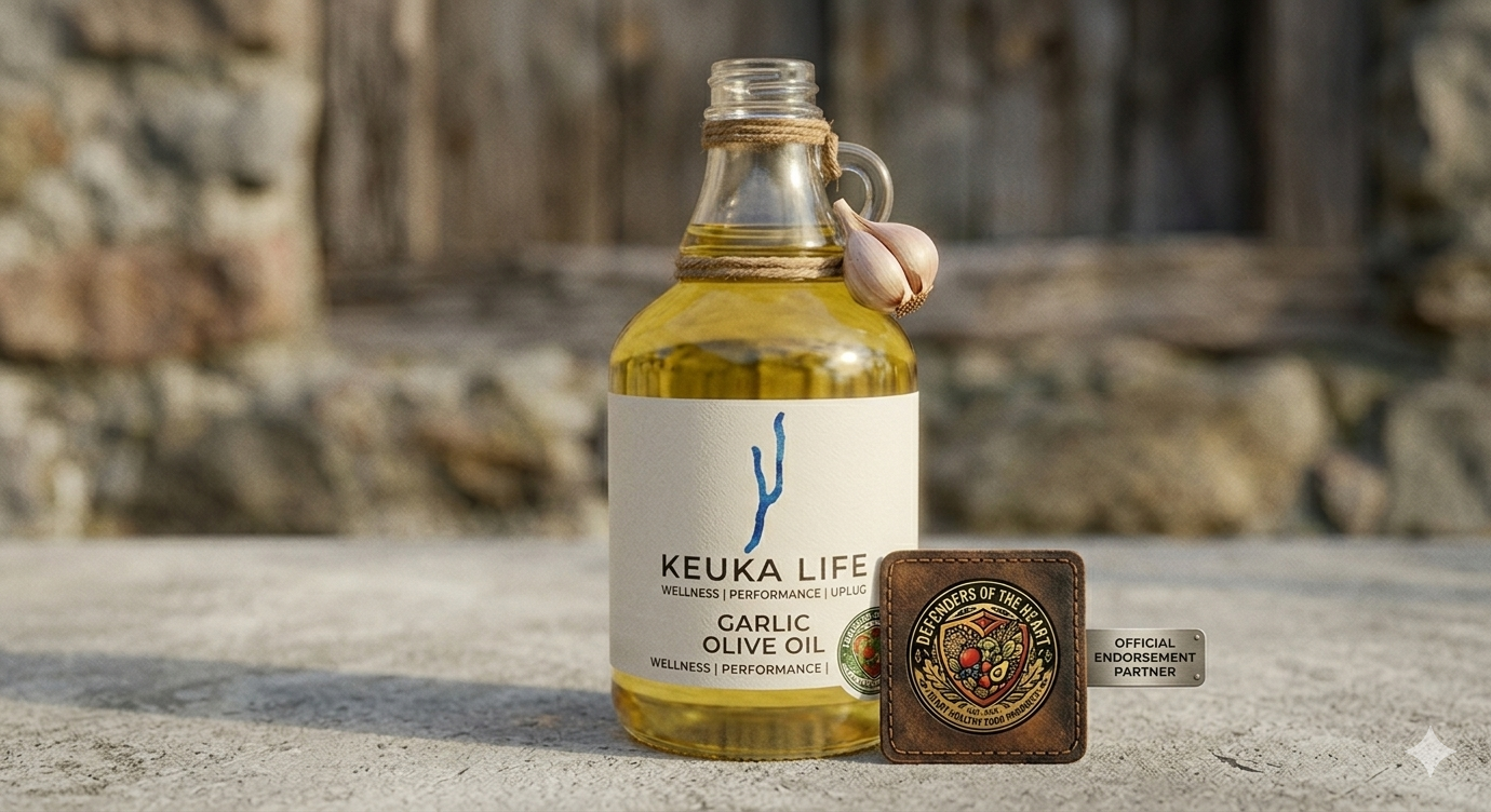 Keuka Life Garlic Olive Oil Defenders of the Heart.png