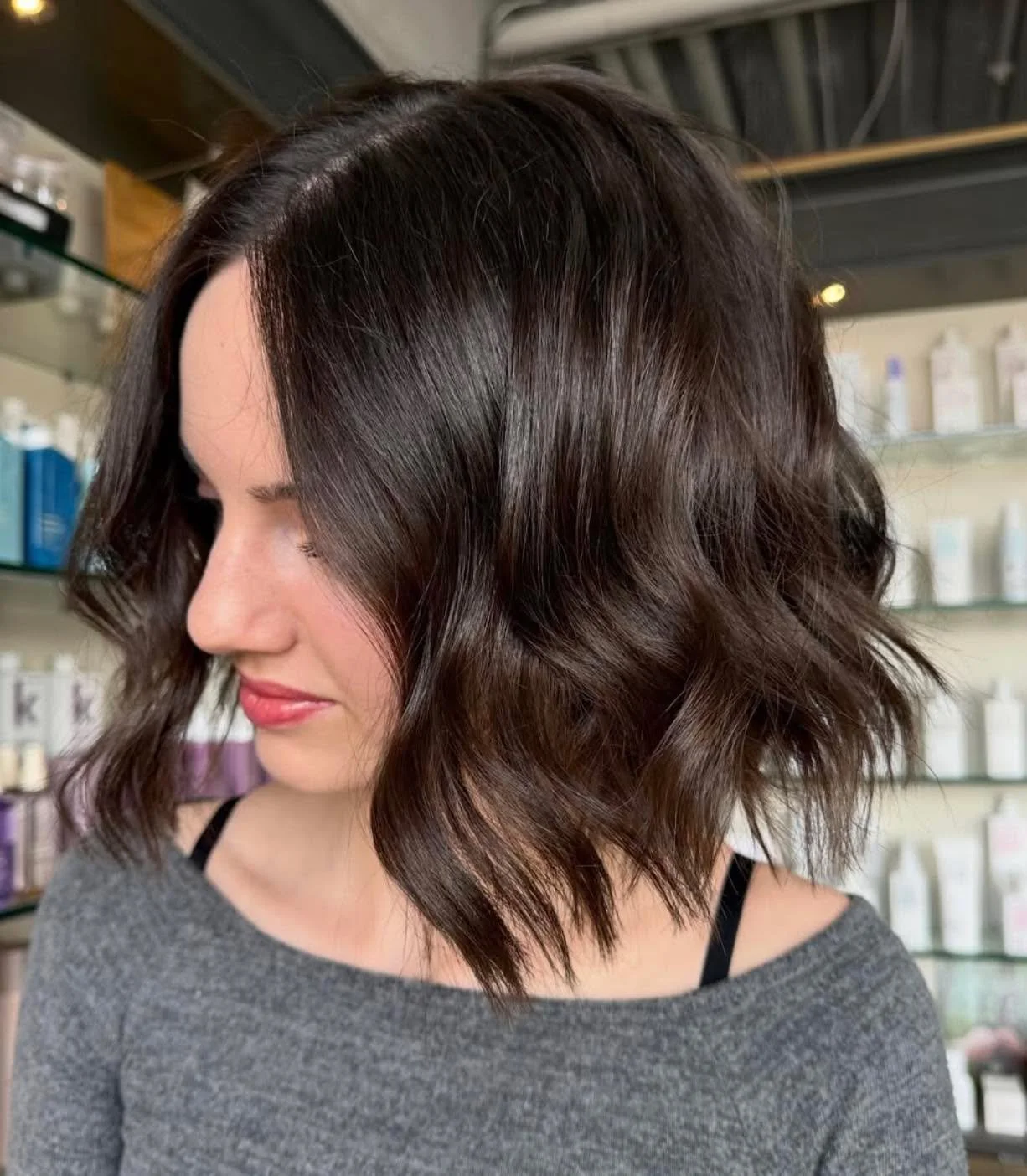 Can we have a moment for this textured bob please?! 

An incredible chop by the amazing Irma at West 85th (@glowwithcolorbyirma)