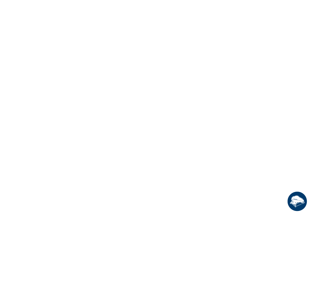 Black and white illustration of two human profiles facing each other with their foreheads touching, symbolizing connection or intimacy, with a small blue logo of a bear's head in the bottom right corner.