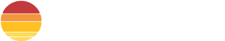 Logo of Marine Layer featuring a black background, a yellow, orange, and red striped circular emblem, and white text that says 'MARINE LAYER'.