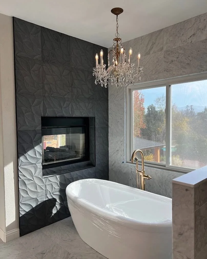 Livermore Bathroom &amp; Fireplace