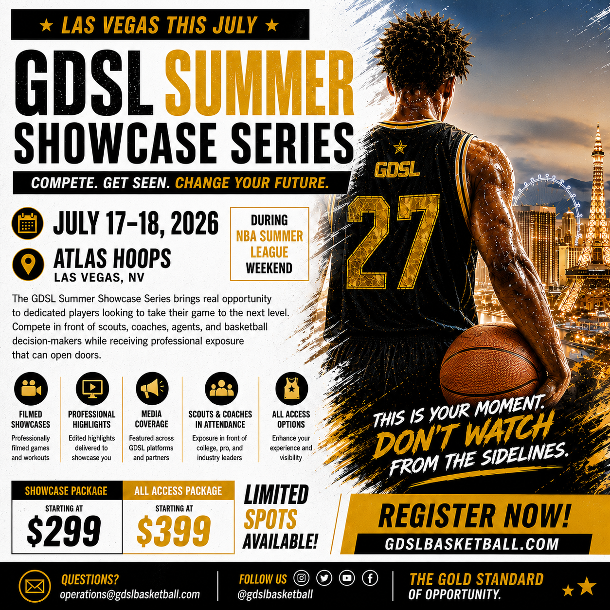 Inside the GDSL Summer Showcase Series: Why Las Vegas Could Be a Turning Point for Undiscovered Hoopers