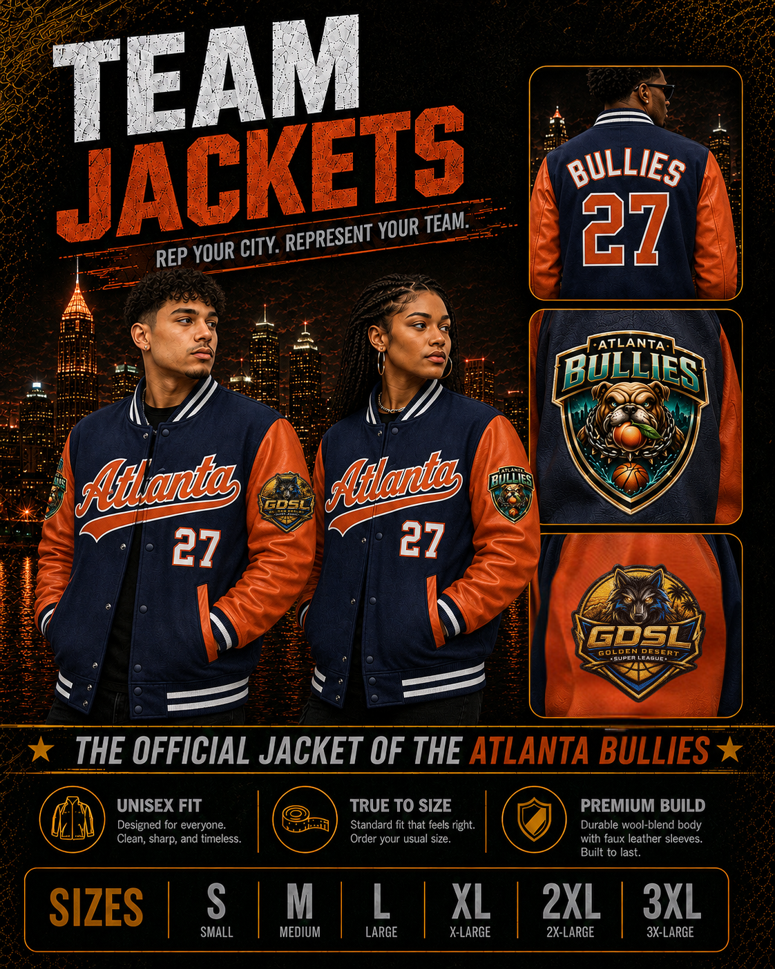Atlanta Bullies Founding Team Collection Jacket