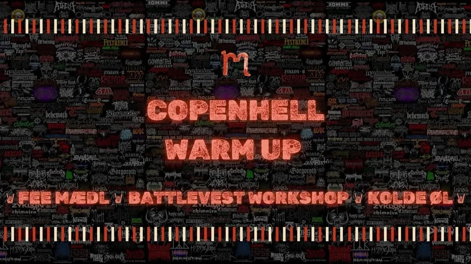 Copenhell Warm-up feat. Metal &amp; tråd workhop