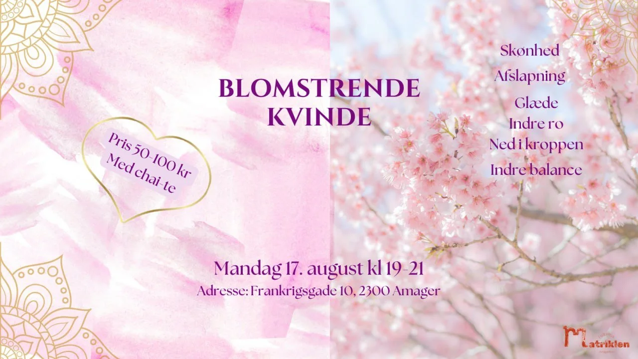Blomstrende kvinde