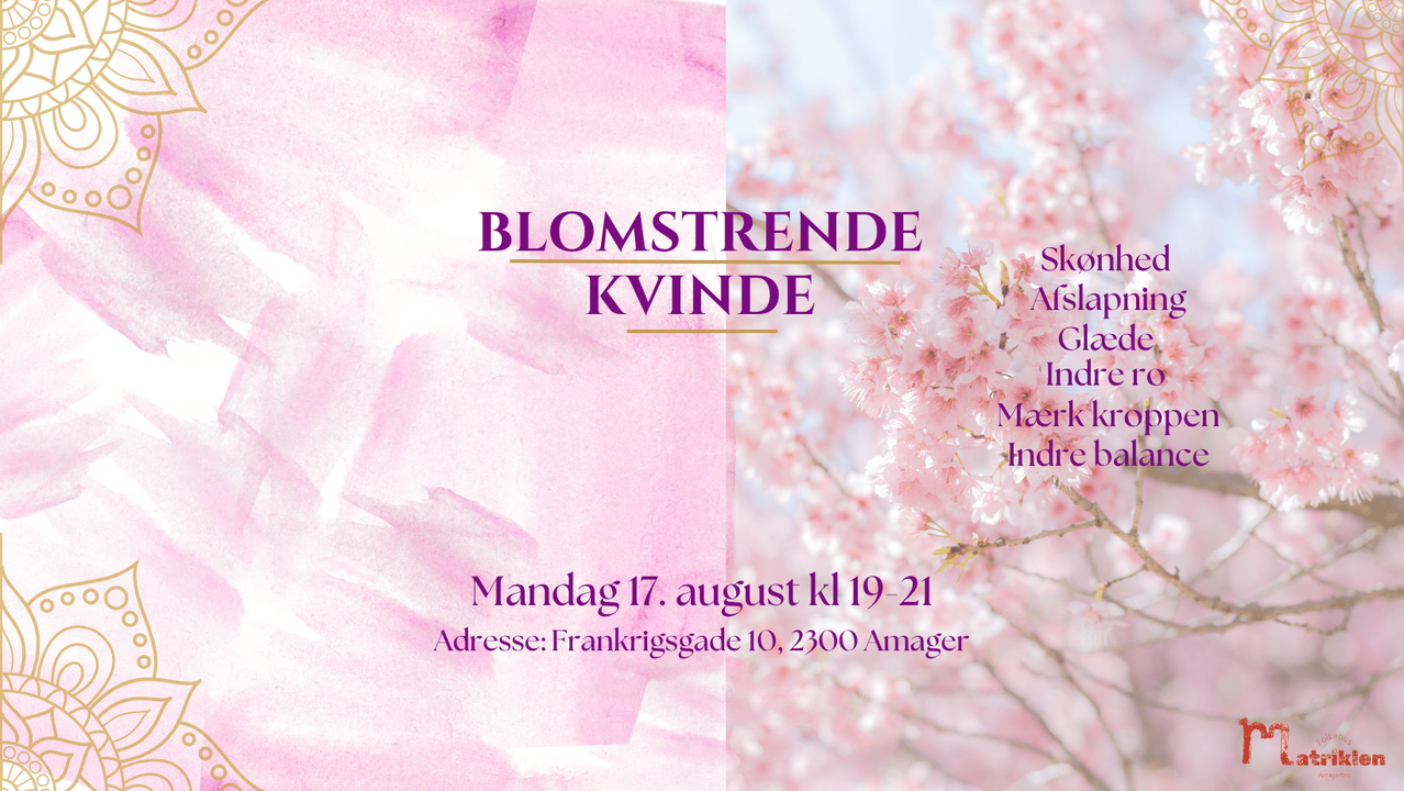 Blomstrende kvinde
