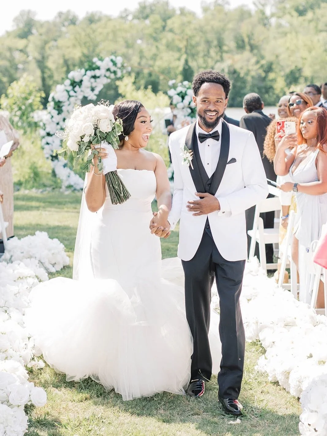 Beautiful Destiny in a gown from @urbansetbride! 

Photography by @peperlovephotography 
Planning @classact_fullservice 
Venue @adalineacres 
Beauty @stefanijoellebeauty and @tayontheslayy 
Gown from @urbansetbride
Officiant @chgceremonies