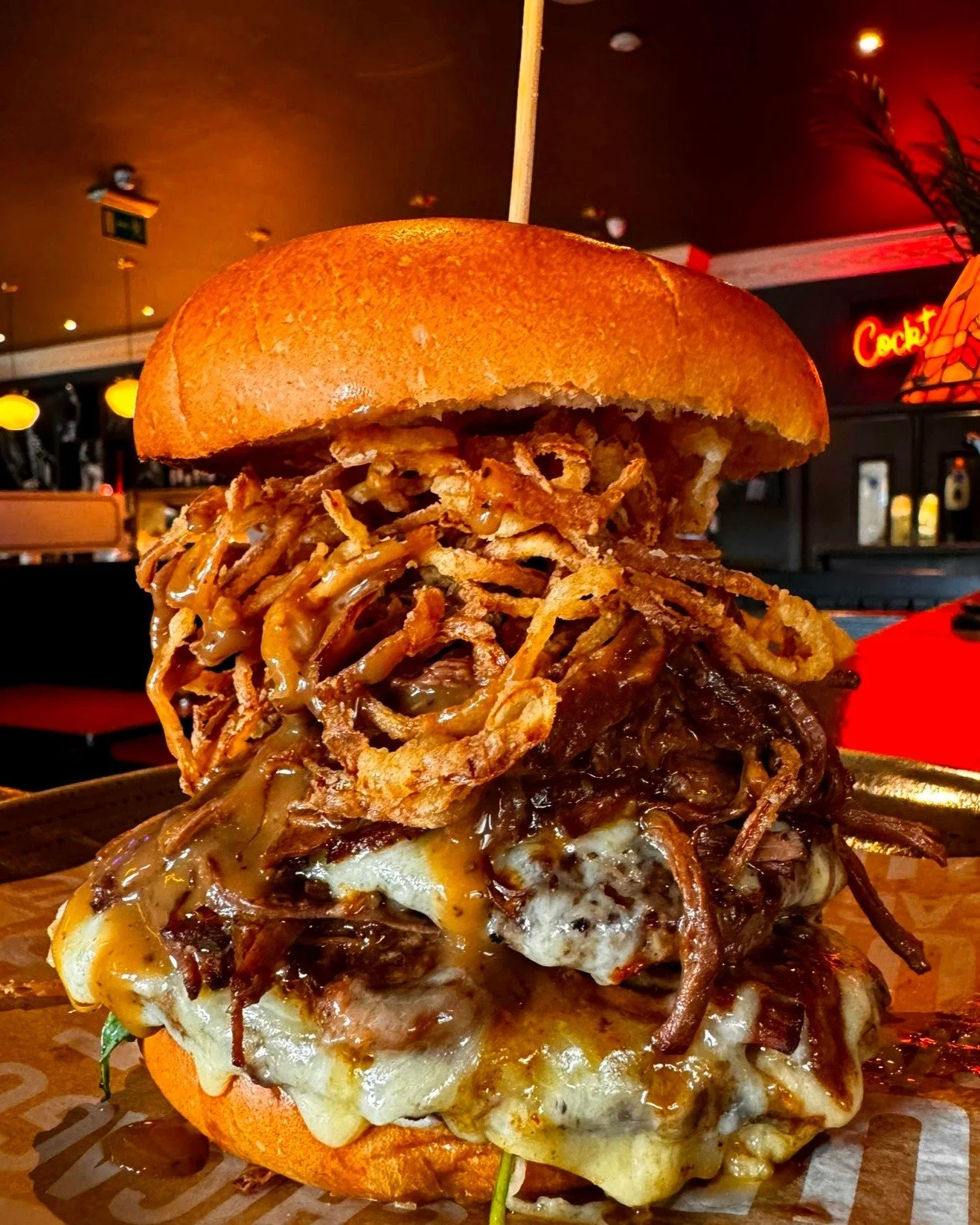 💪 BIG BEEFY 💪

Double beef patty, slow cooked brisket, cheese, crispy onions, and pepper sauce 🤤 

King of burgers available now from #bluechicago 🩵🩵🩵

Open from 12pm 

No need to book 👌

02890 482771 

 #brisket #foodoftheday #foodblogger #fo
