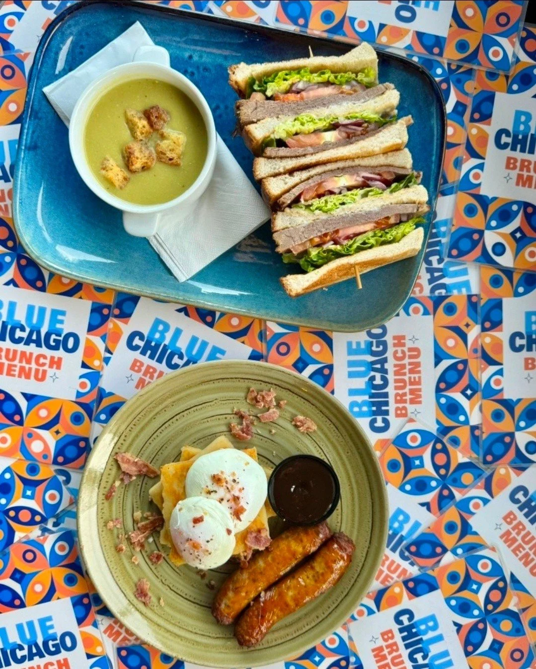 🥪 BRUNCH SPECIALS 🥪

Available every day from 12-4PM ✨️✨️

Soups, sandwiches, cooked breakfast and more 😋😋

OPEN FROM 12-LATE EVERY DAY 

NO NEED TO BOOK 

02890 482771 

#bluechicago 🩵🩵🩵

#brunch #brunchtime #pancakes #bacon #food #belfasthos