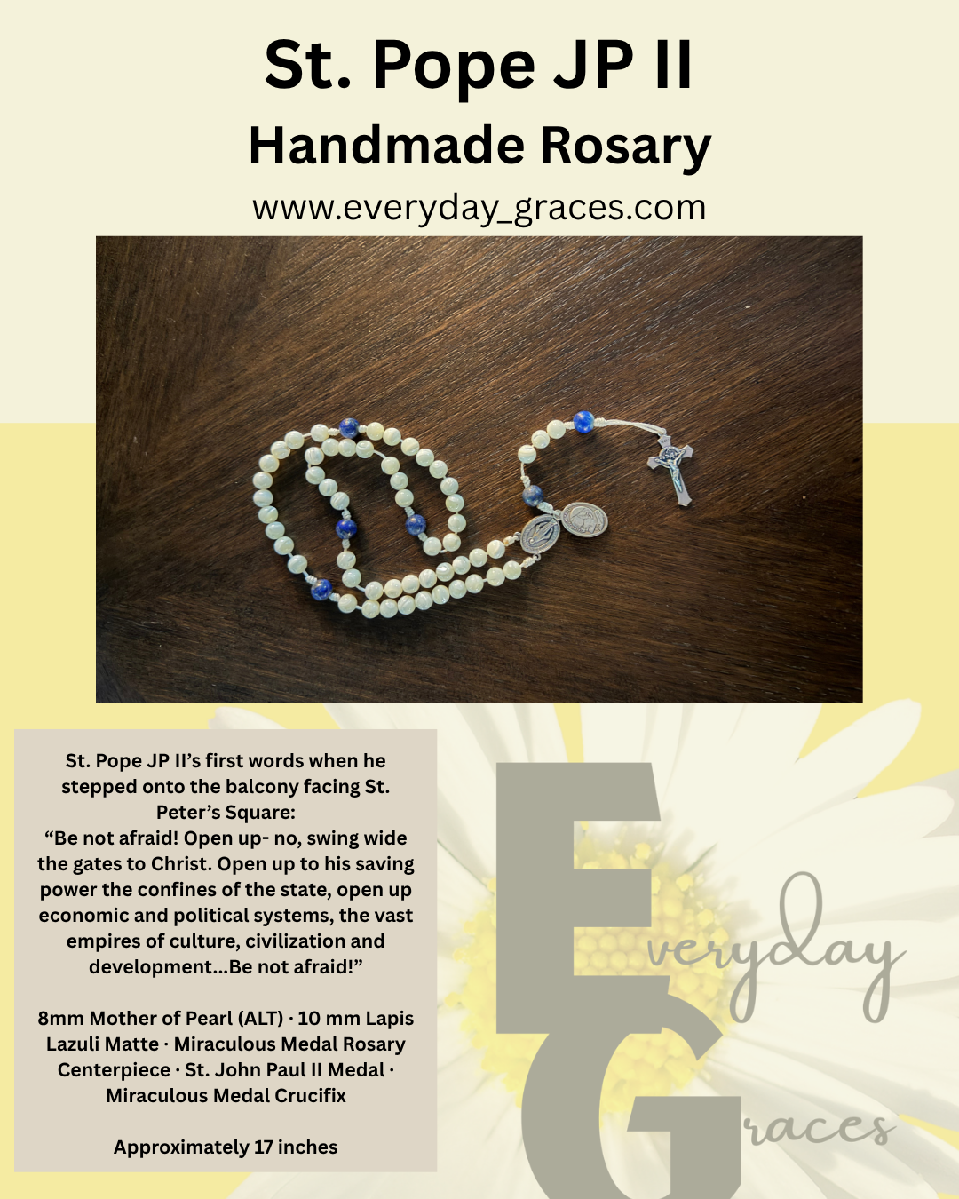 Pope St. JP II Rosary