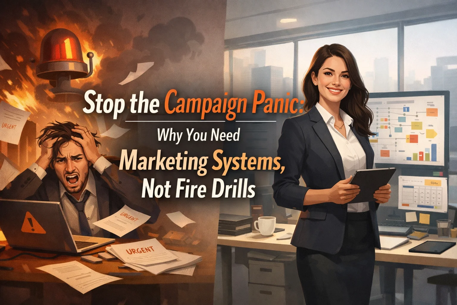 Stop the Campaign Panic: Why You Need Marketing Systems, Not Fire Drills