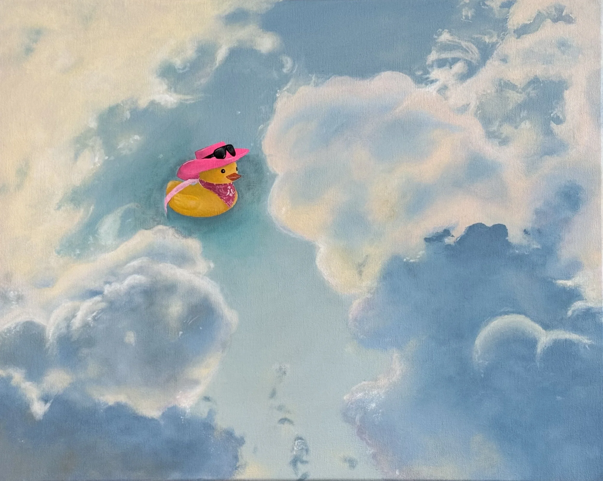 Serenity in the sky,
2024,
Acrylic on canvas,
40 x 50 cm