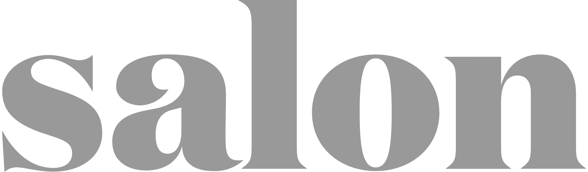 The word "salon" written in large, bold gray letters on a white background.