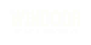 Logo for Atlantic Windoors Ltd with the word 'WINDOOR' in large font