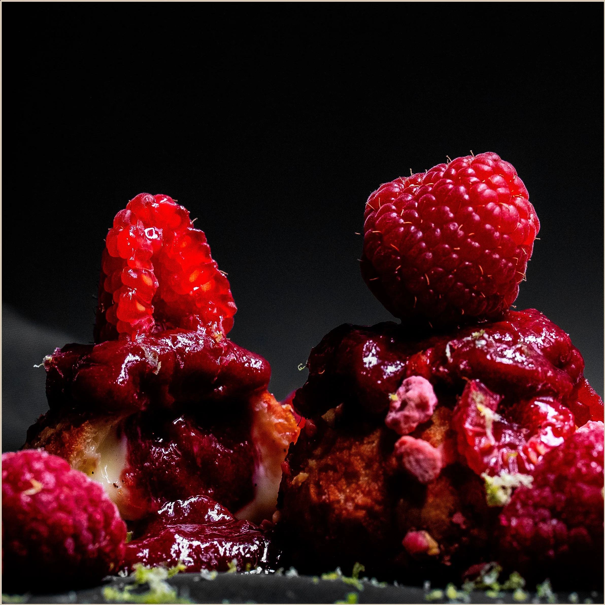 Chouquette framboise de Maison Saviane