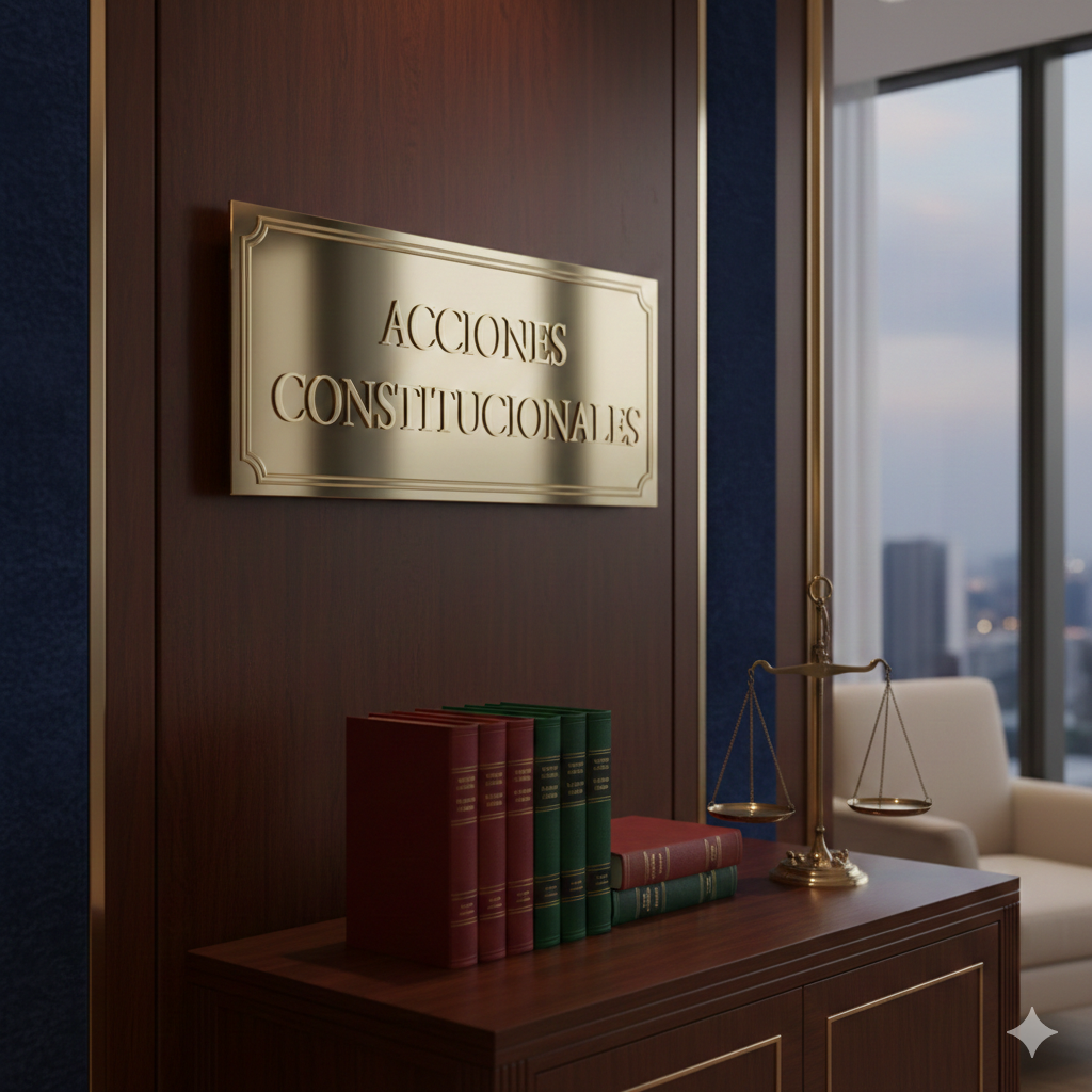 ACCIONES CONSTITUCIONALES