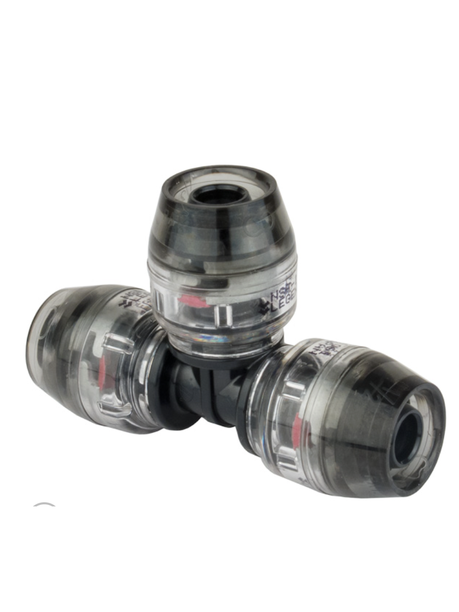 LEGEND 465 213 1/2X1/2X1/2 INSXINSXINS SMARTCLICK PER RT & PEX CONN TEE