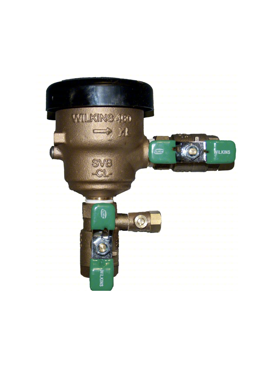 WILKINS 460XL 1/2 FIPXFIP BRONZE 150PSI SPILL RESISTANT PRESS VAC BR KER L D FREE