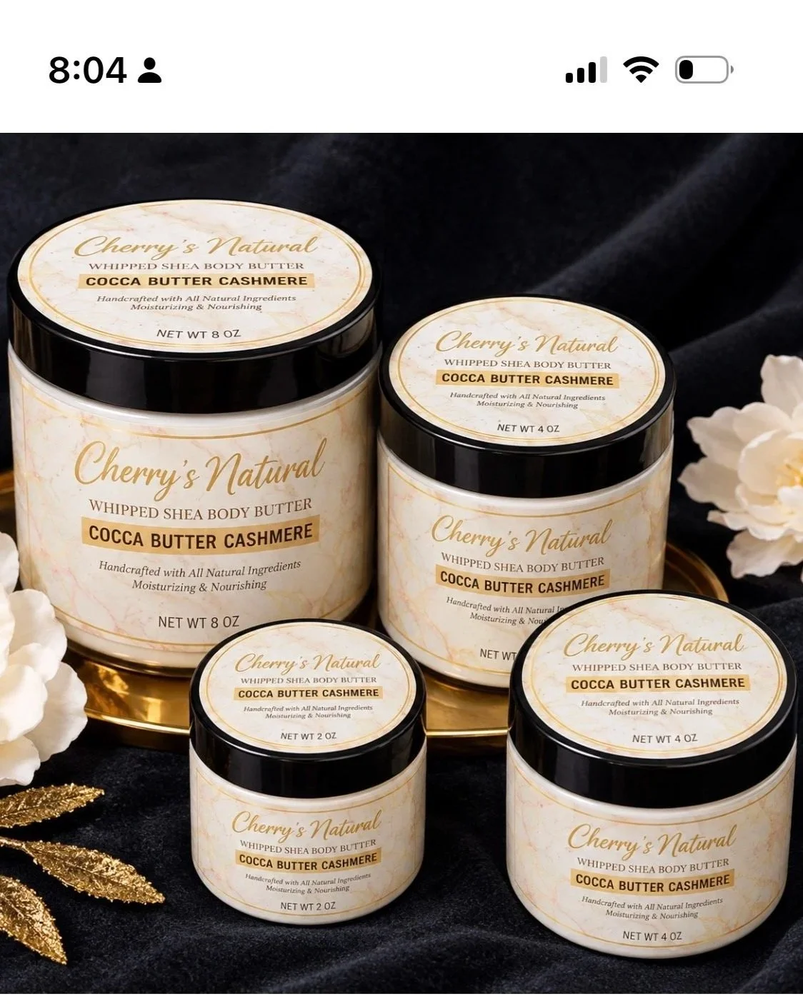 Cherry’s Natural Shea Body Butter