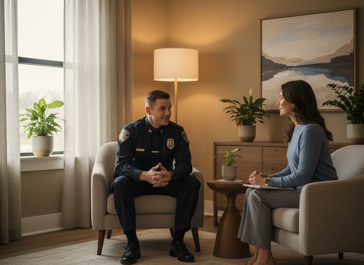 Badges and Breakthroughs is proud to partner with Driftwood Psychotherapy, LLC., a trauma-informed counseling practice in Maryland that provides clinical oversight and support for our first responder mental health services.