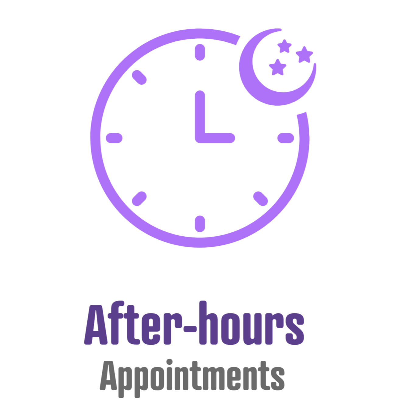 Appointments scheduled outside standard service hours, including early morning or evening visits, may include an additional service fee depending on scheduling availability.