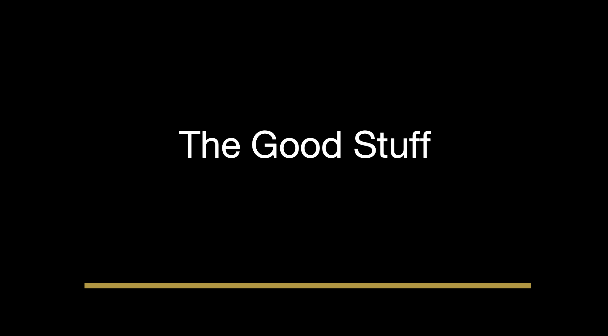 The Good Stuff by Travis Akins
