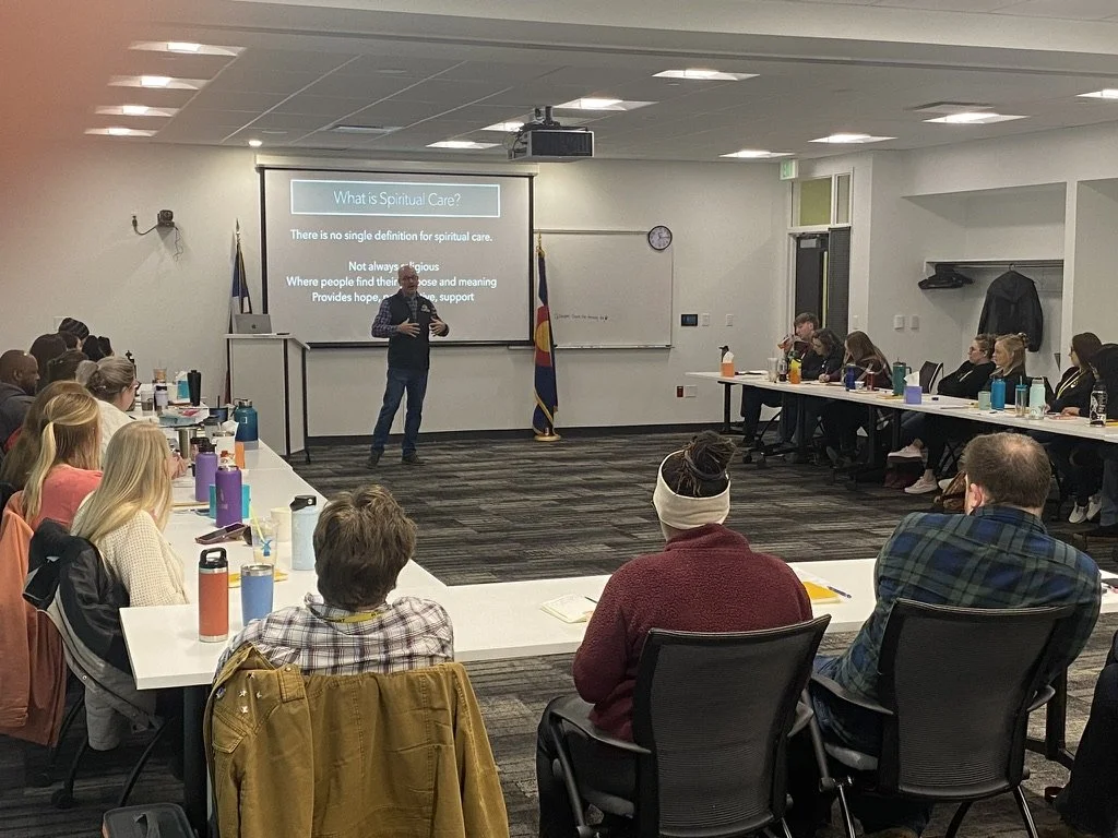 Presenting at Code 4 training at Denver 911 (Copy)
