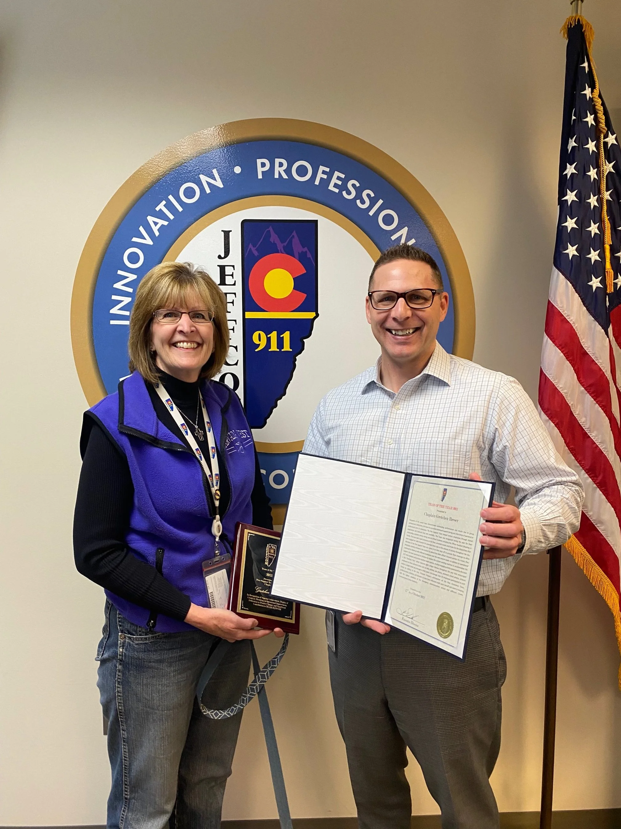 Jeffcom Chaplain Recognition