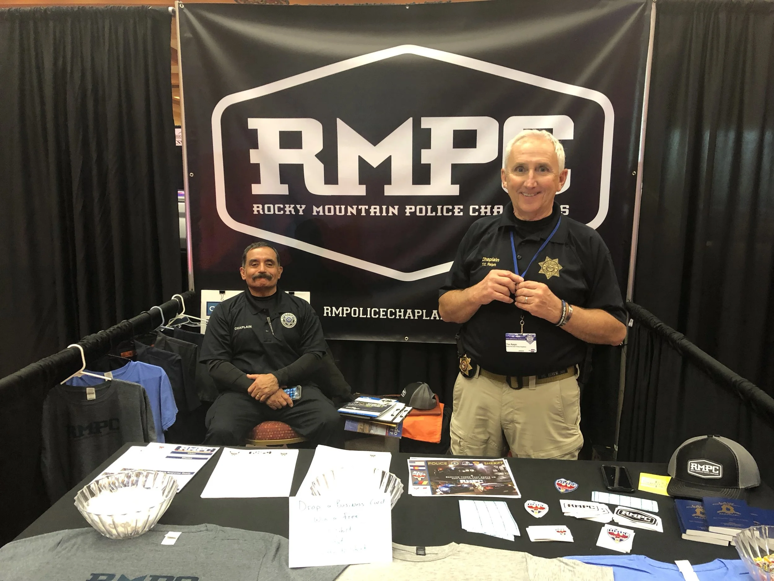 RMPC Booth at the Sheriff's Conference