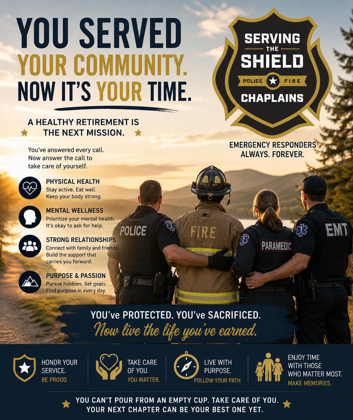 Officers Deserve to Thrive&nbsp;in the Years They Have Fought&nbsp;So Hard to Reach&nbsp;
