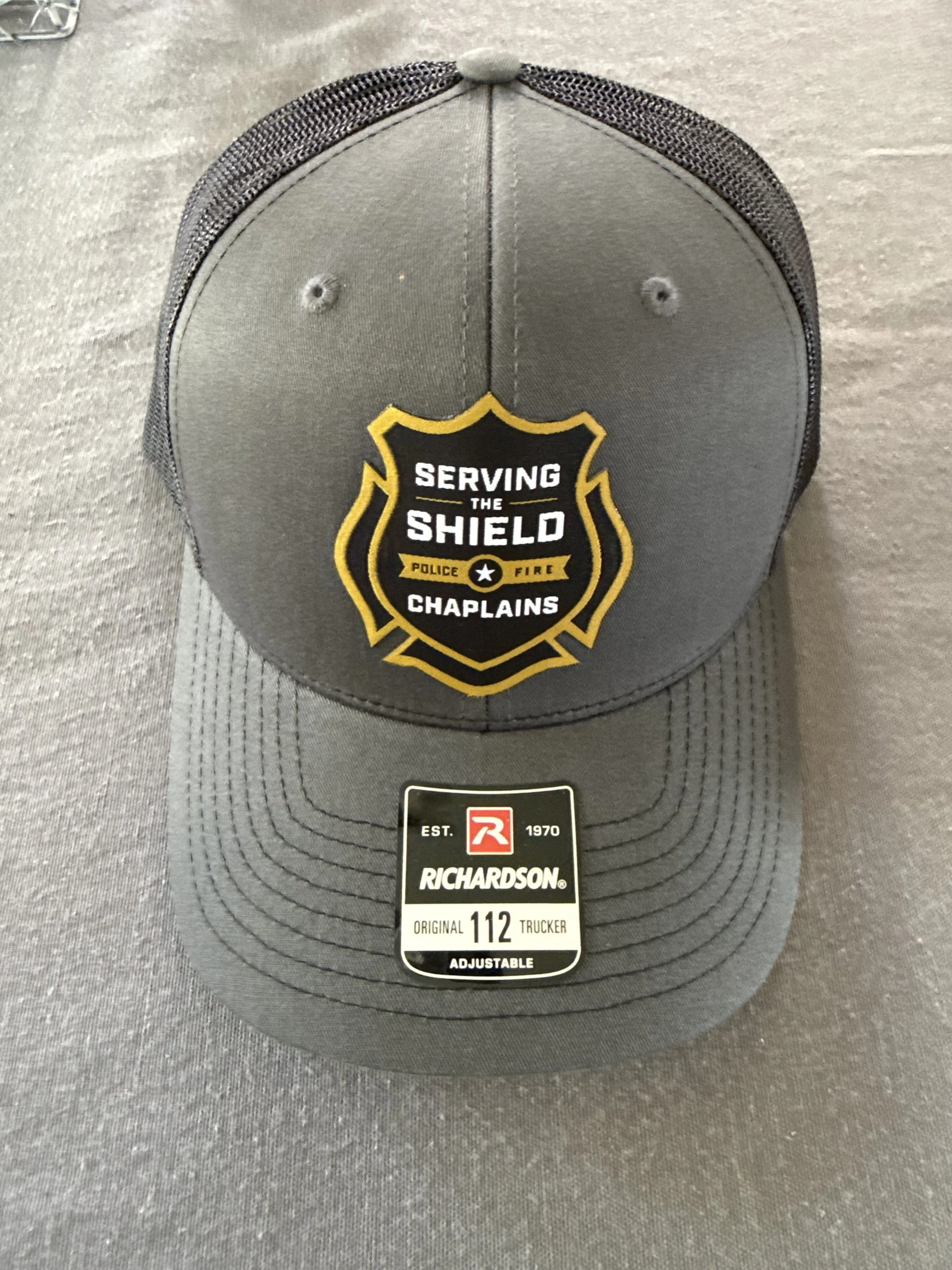 Lt Gray and Black Trucker Cap.jpg