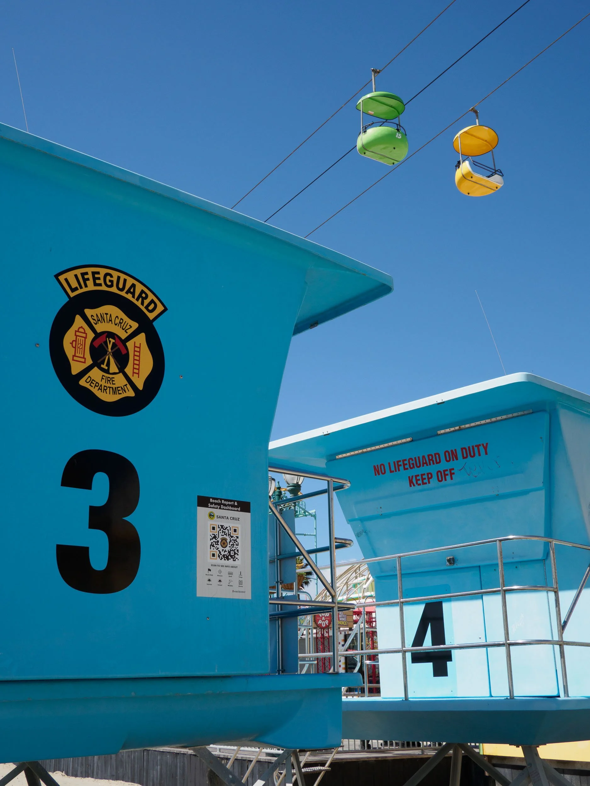 Lifeguard Stations - Santa Cruz, California