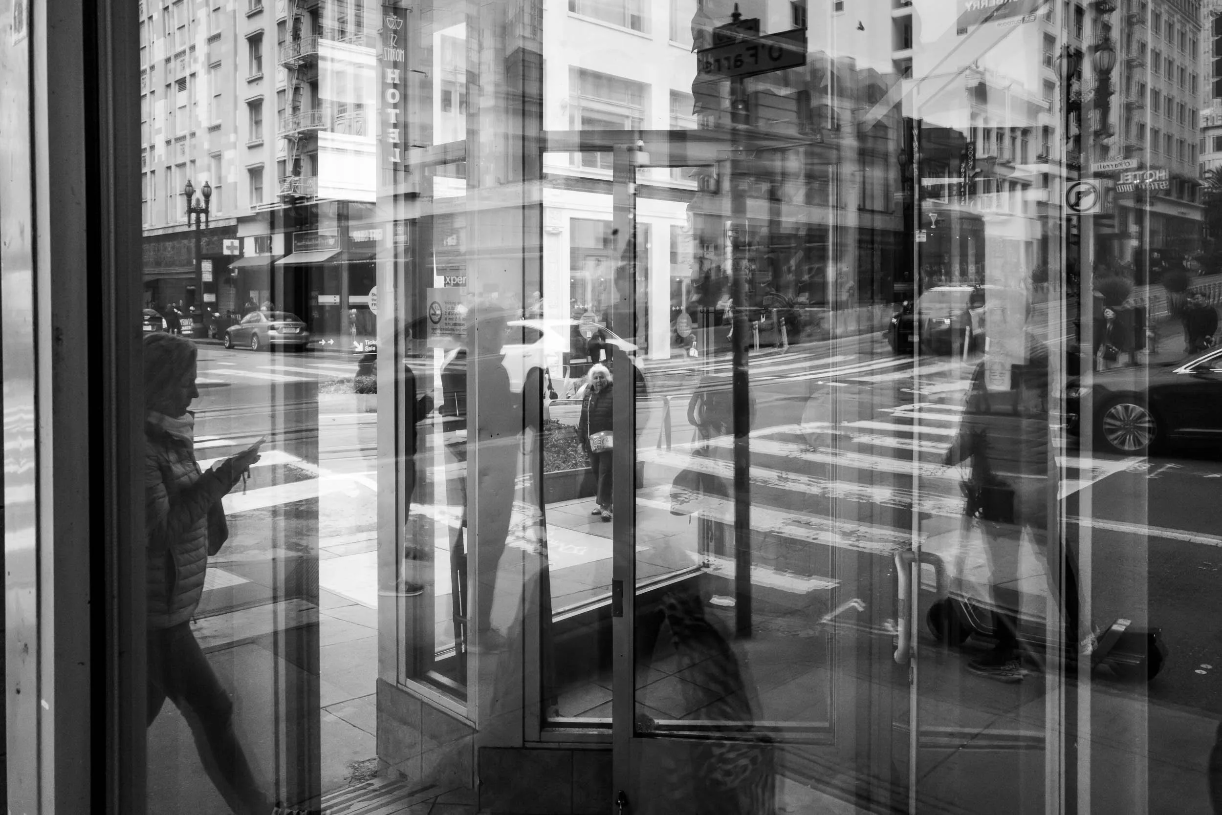 Union Square Reflections - San Francisco California