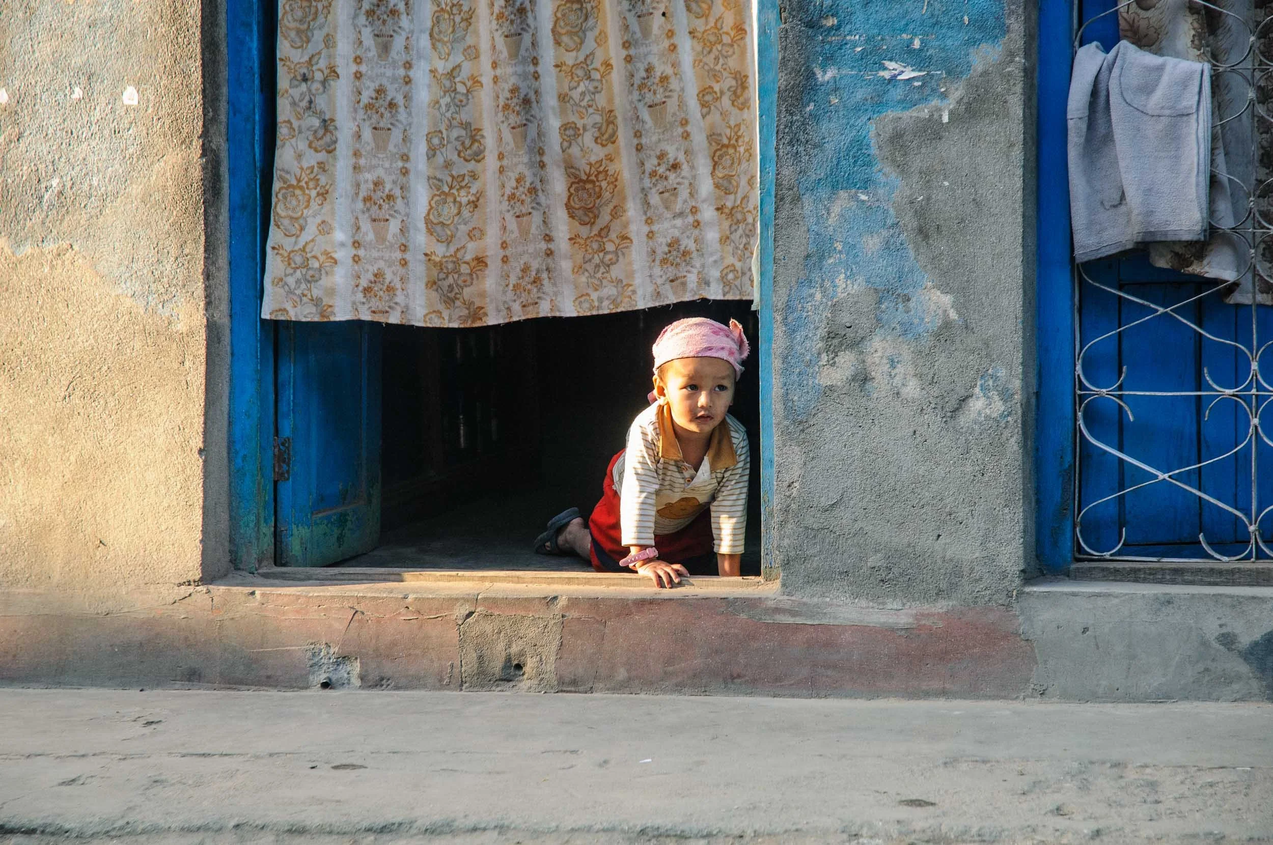 Child in Doorway - Kathmandu, Nepal