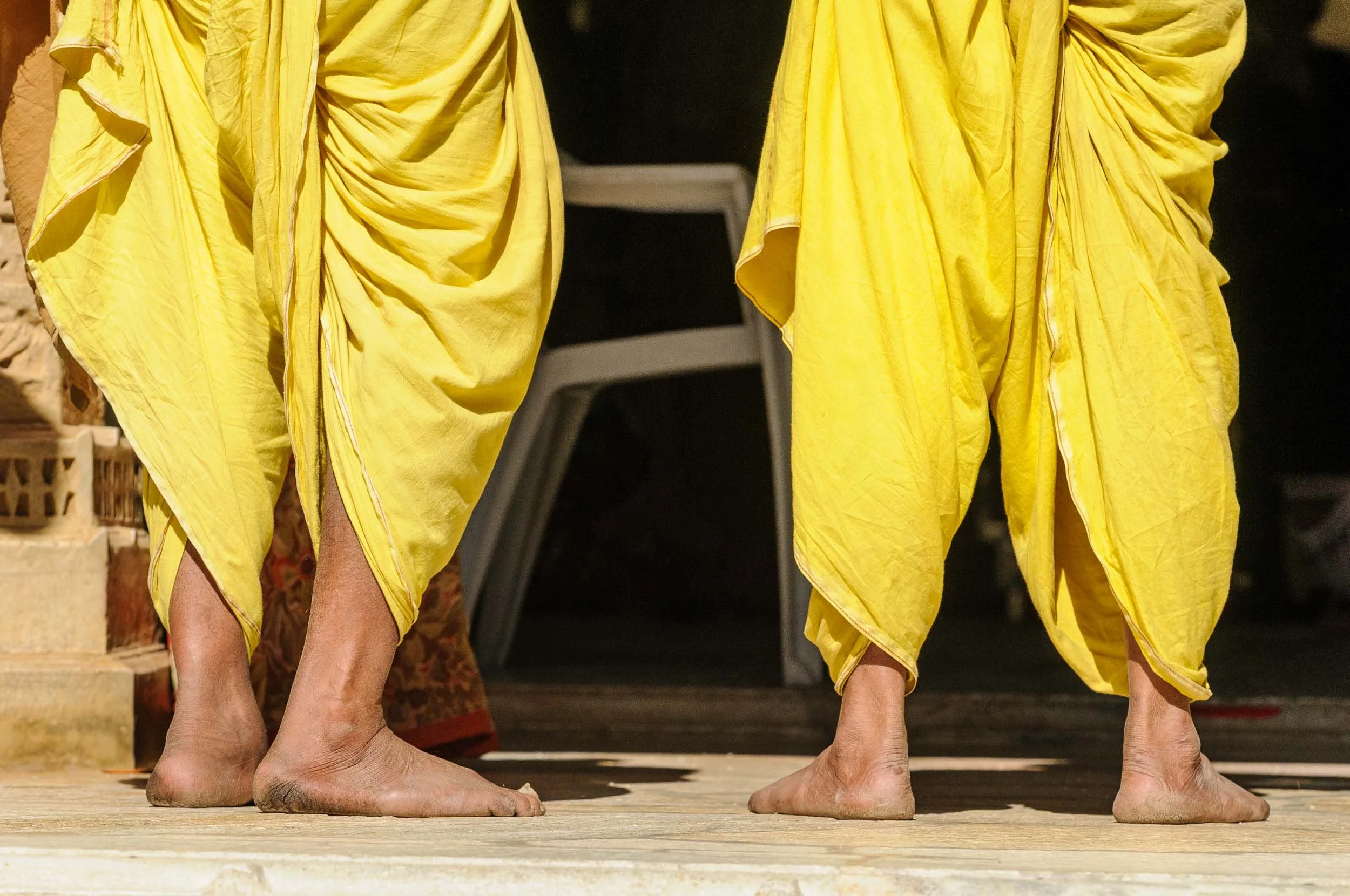Monk Feet - Ranakpur, Udaipur, India