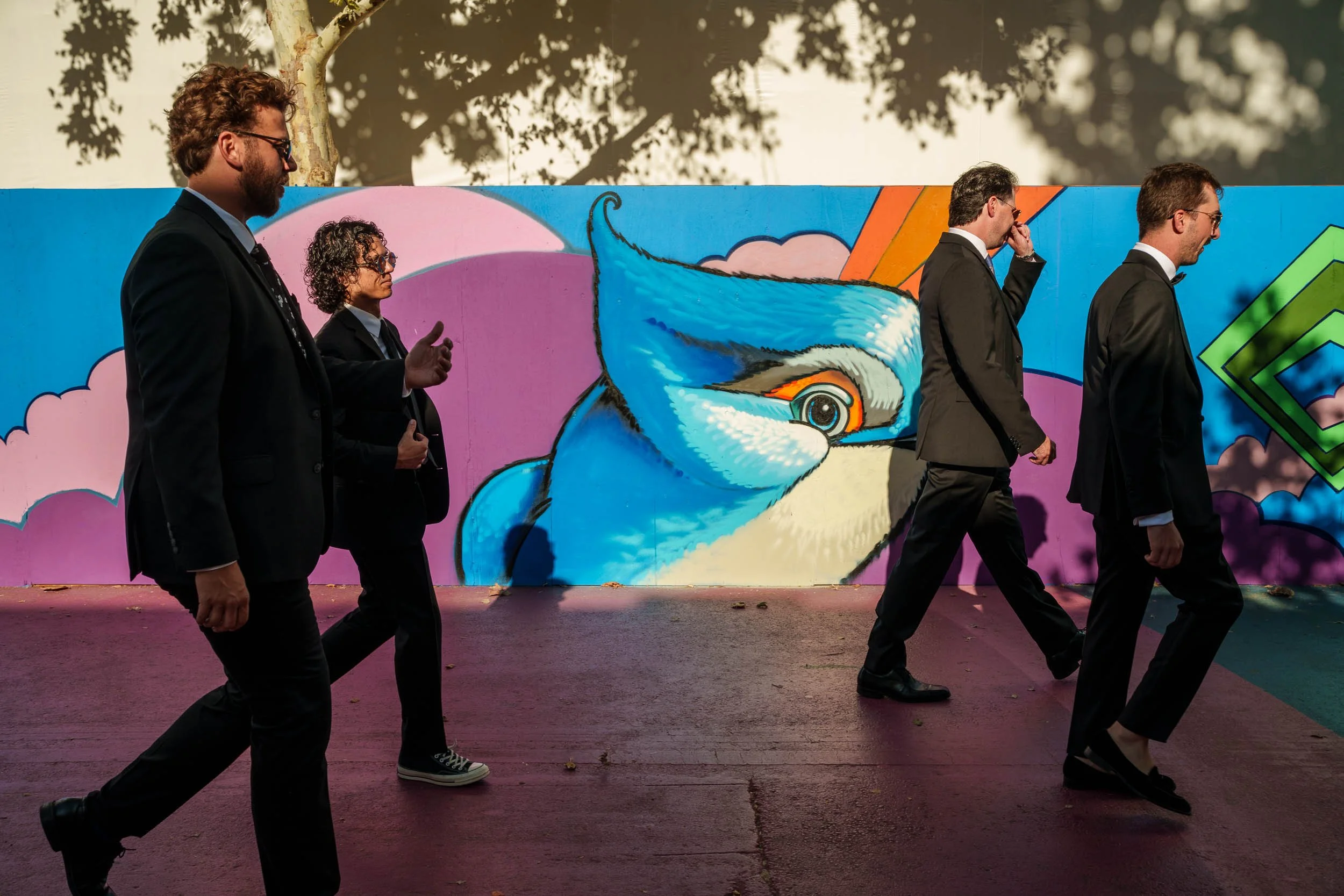 Men in Black - Santana Row, San Jose, California