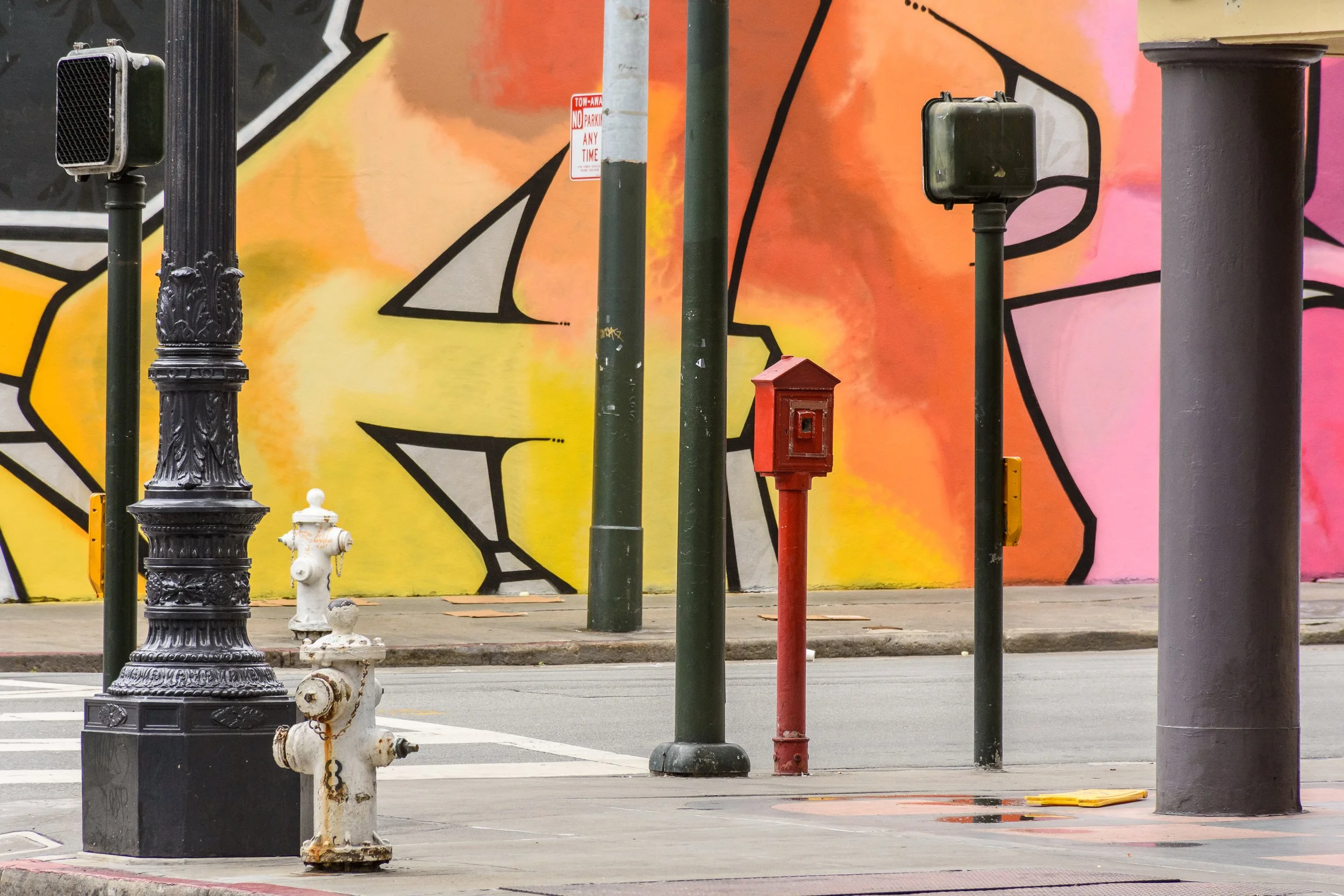 Poles & Graffiti - San Francisco, California