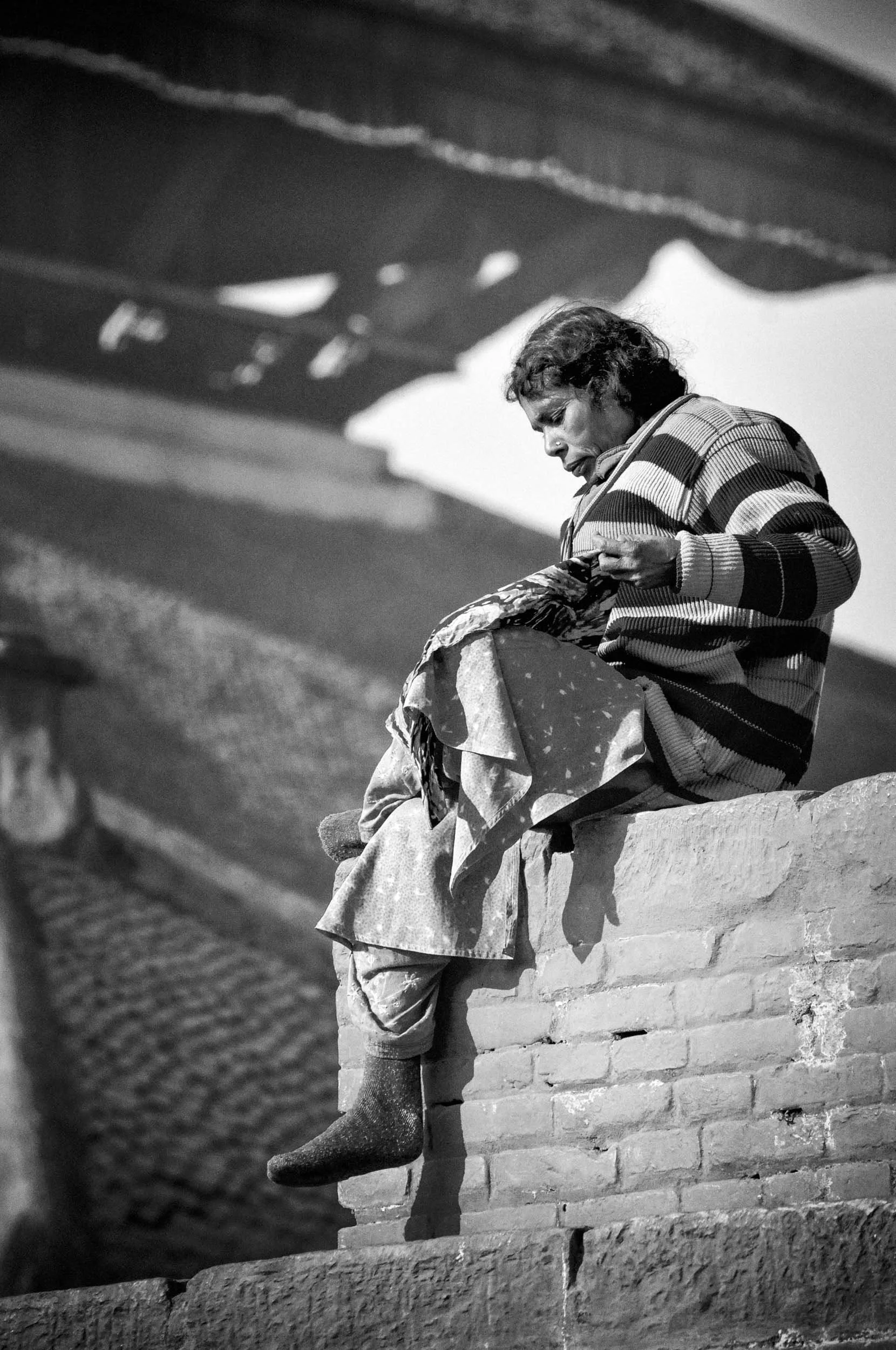 Woman in Durbar Square, Kathmande, Nepal