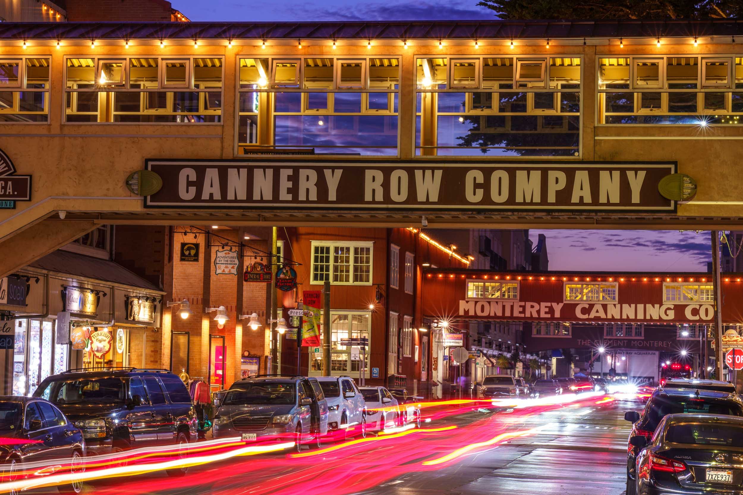 Cannery Row at Night - Monterey, California