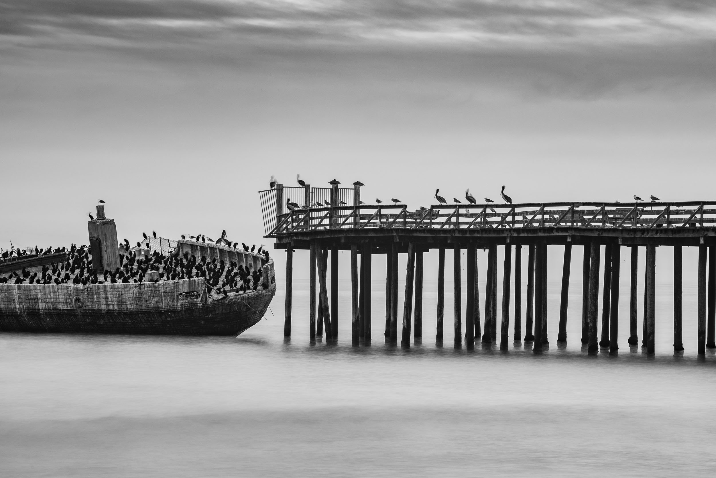 SS Palo Alto Concrete Ship and Pier - Seacliff Beach, Aptos, California