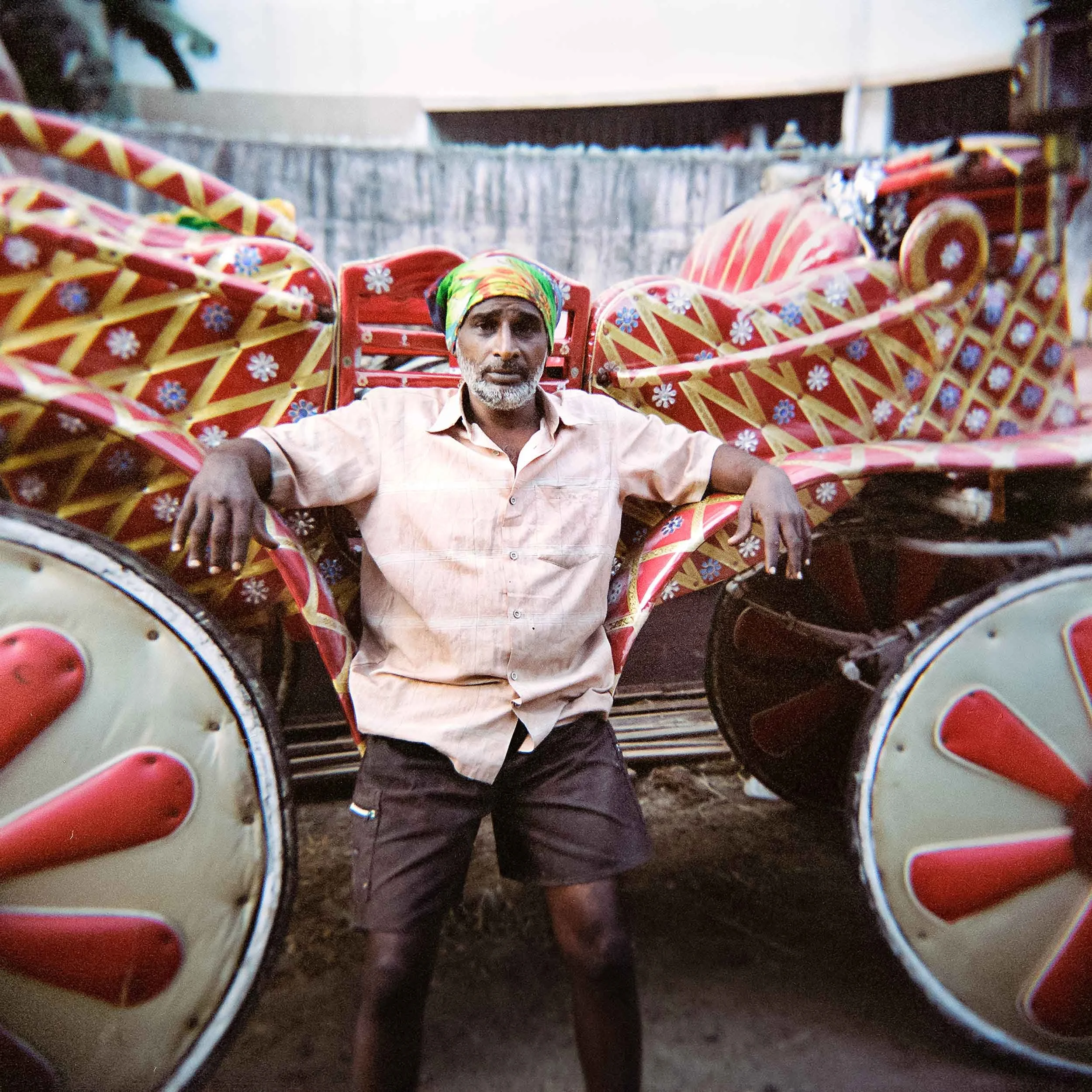 Man with Parade Car - Chennai, India