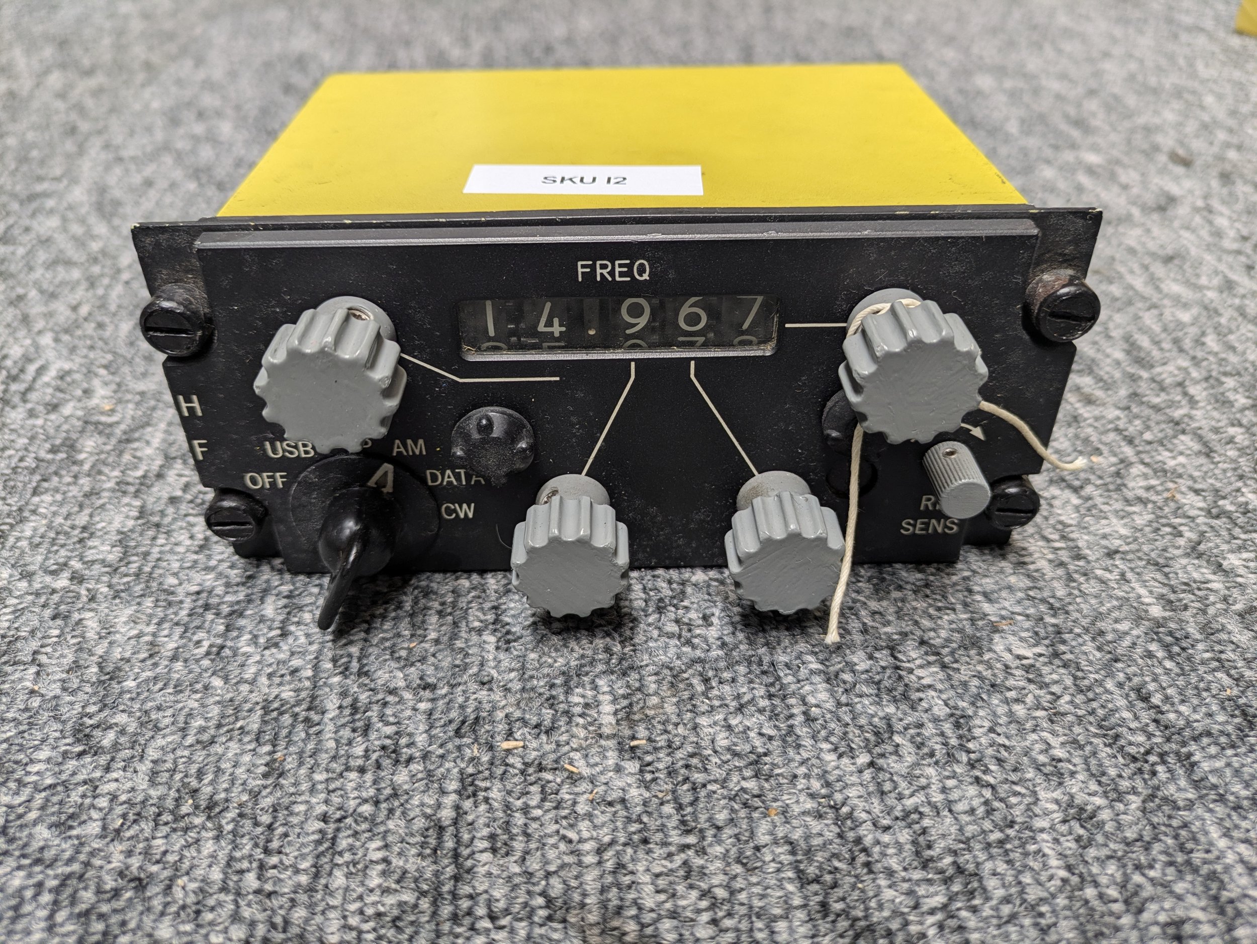 Boeing HF radio panel