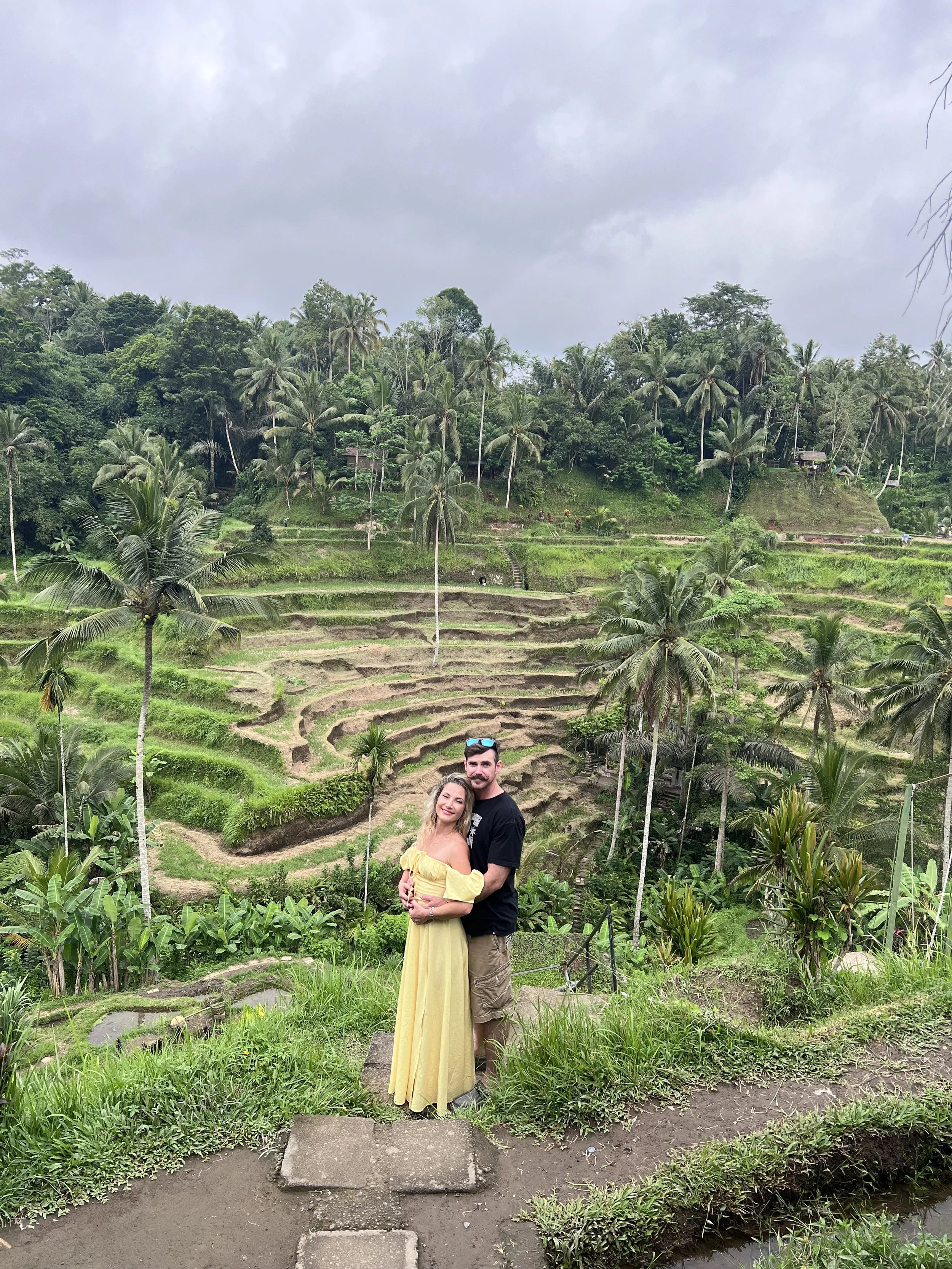 Couple at Tegalalang Rice Terraces Ubud Bali (Copy)