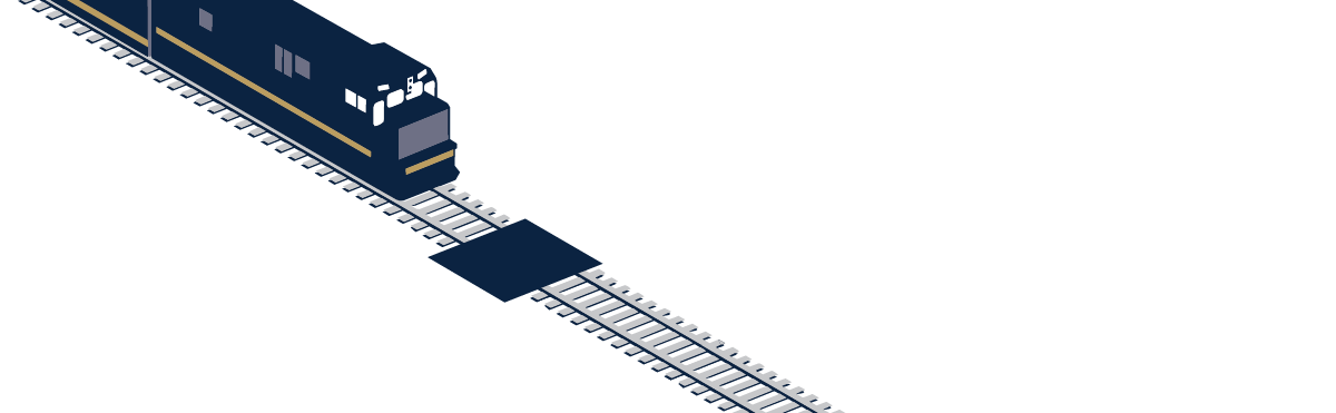 Crawfordsville Crossing graphic illustration