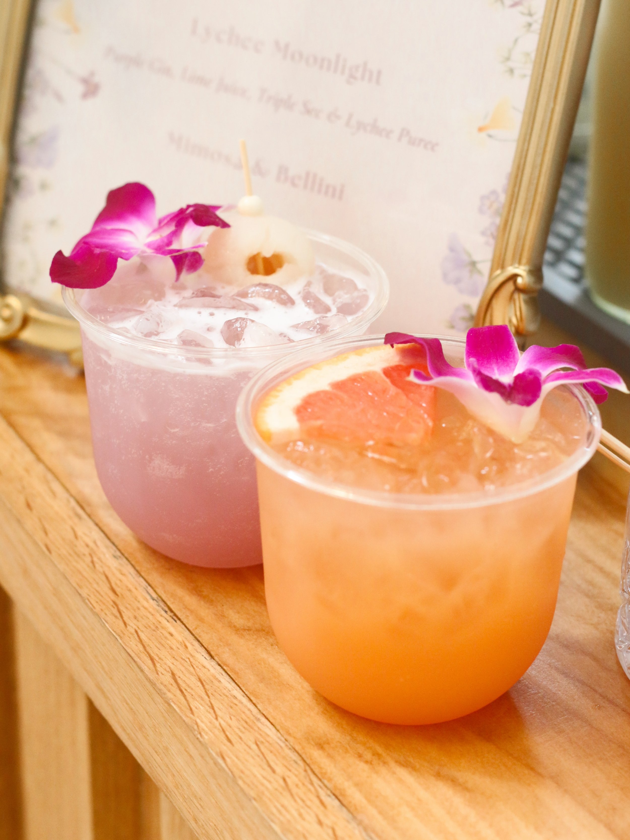 A close-up of the details we care about the most ✨

Fresh ingredients, elevated cocktails, thoughtful garnishes, and an elevated bar experience from start to finish.

Every detail is curated &mdash; so you can simply enjoy! Citrus Spritz &amp; Lychee