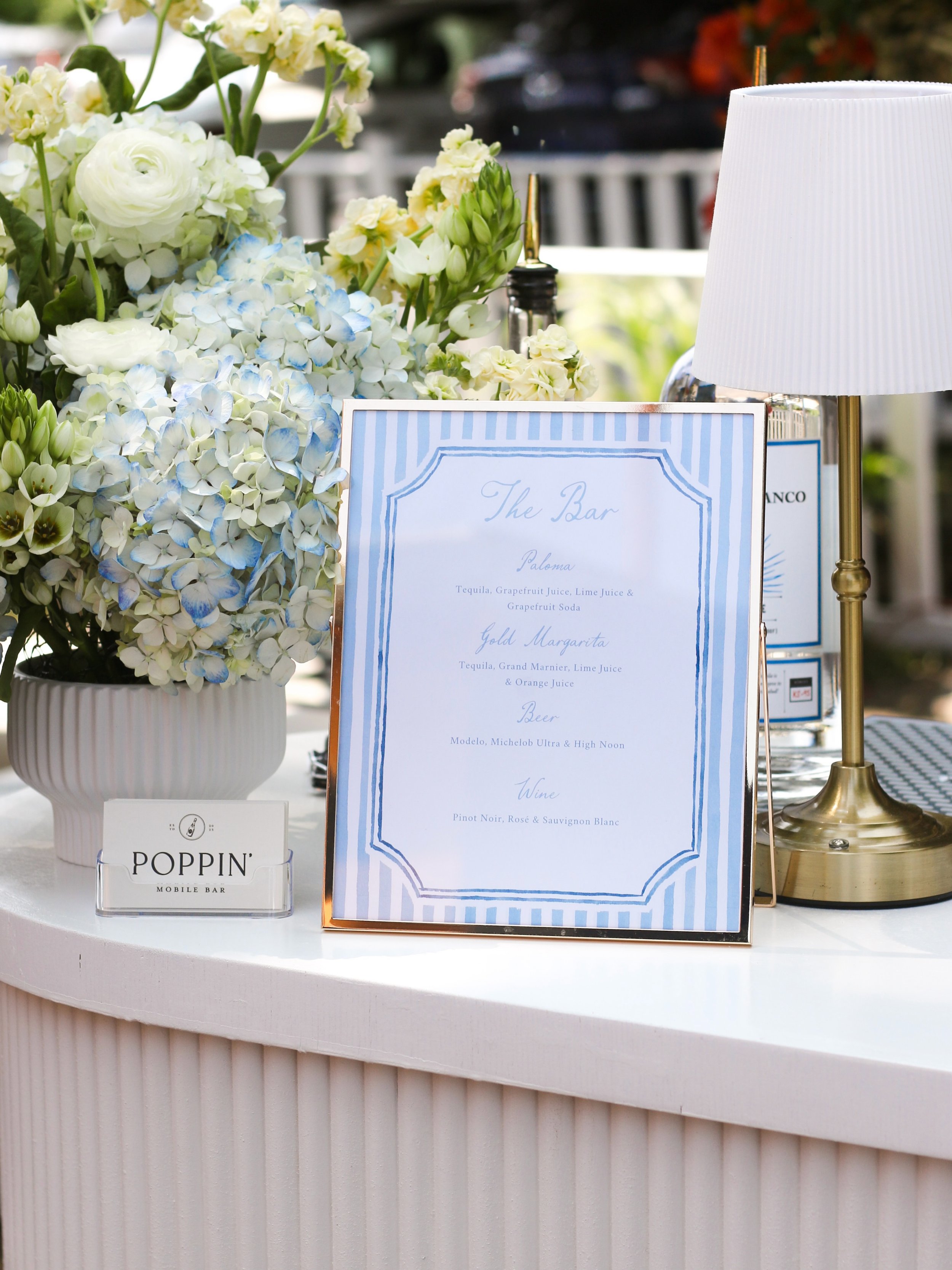 A look back at Sophia &amp; Jose&rsquo;s beautiful wedding bar, featuring Palomas &amp; Margaritas ✨

Beautiful details, signature sips, and so much to celebrate! 🤍

Planning a wedding in Connecticut? Reach out to secure your date with us! 

&bull;
