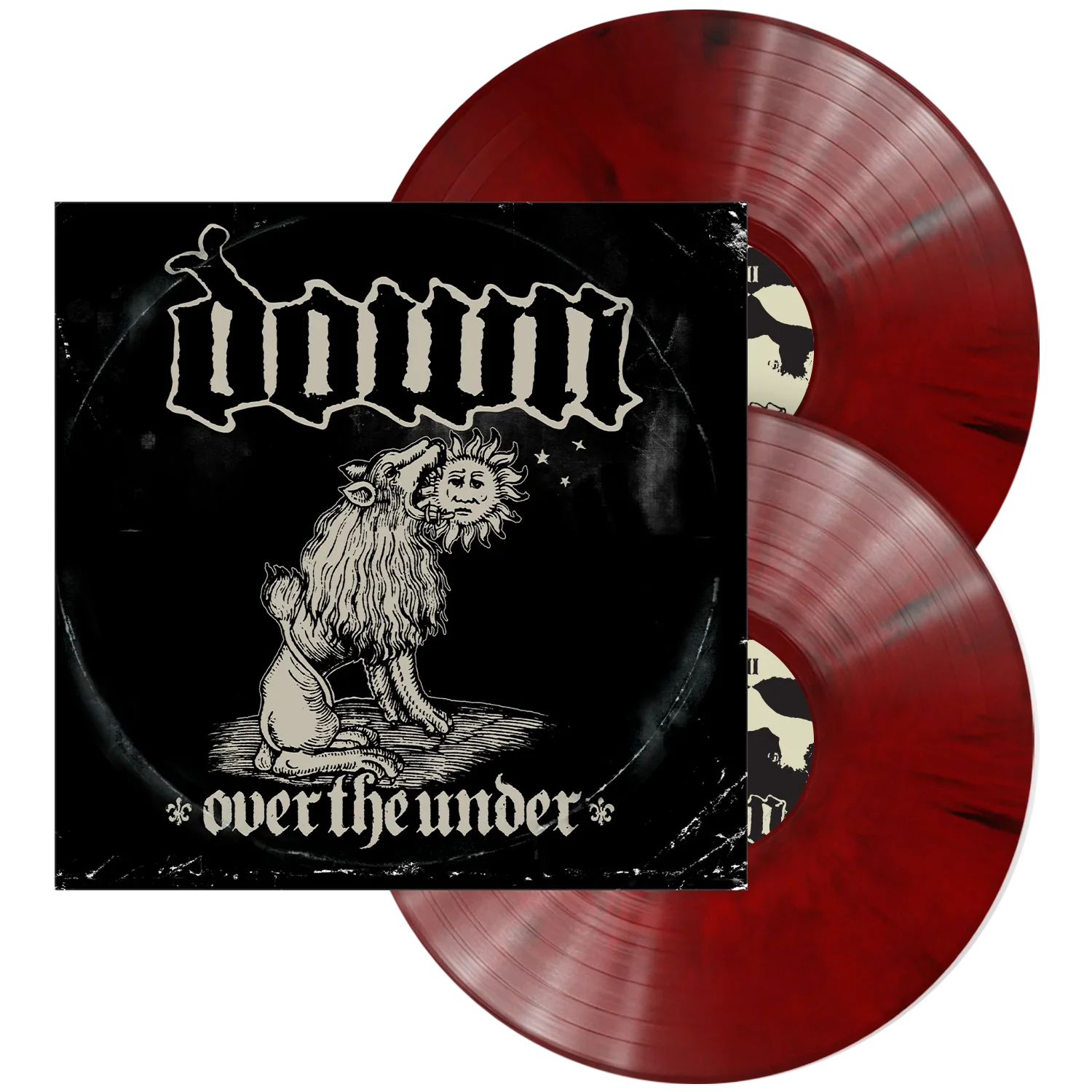 Down - Over The Under  [Remaster 2026] ** 2LP 2 x Red Black Marble vinyl g/fold sleeve **