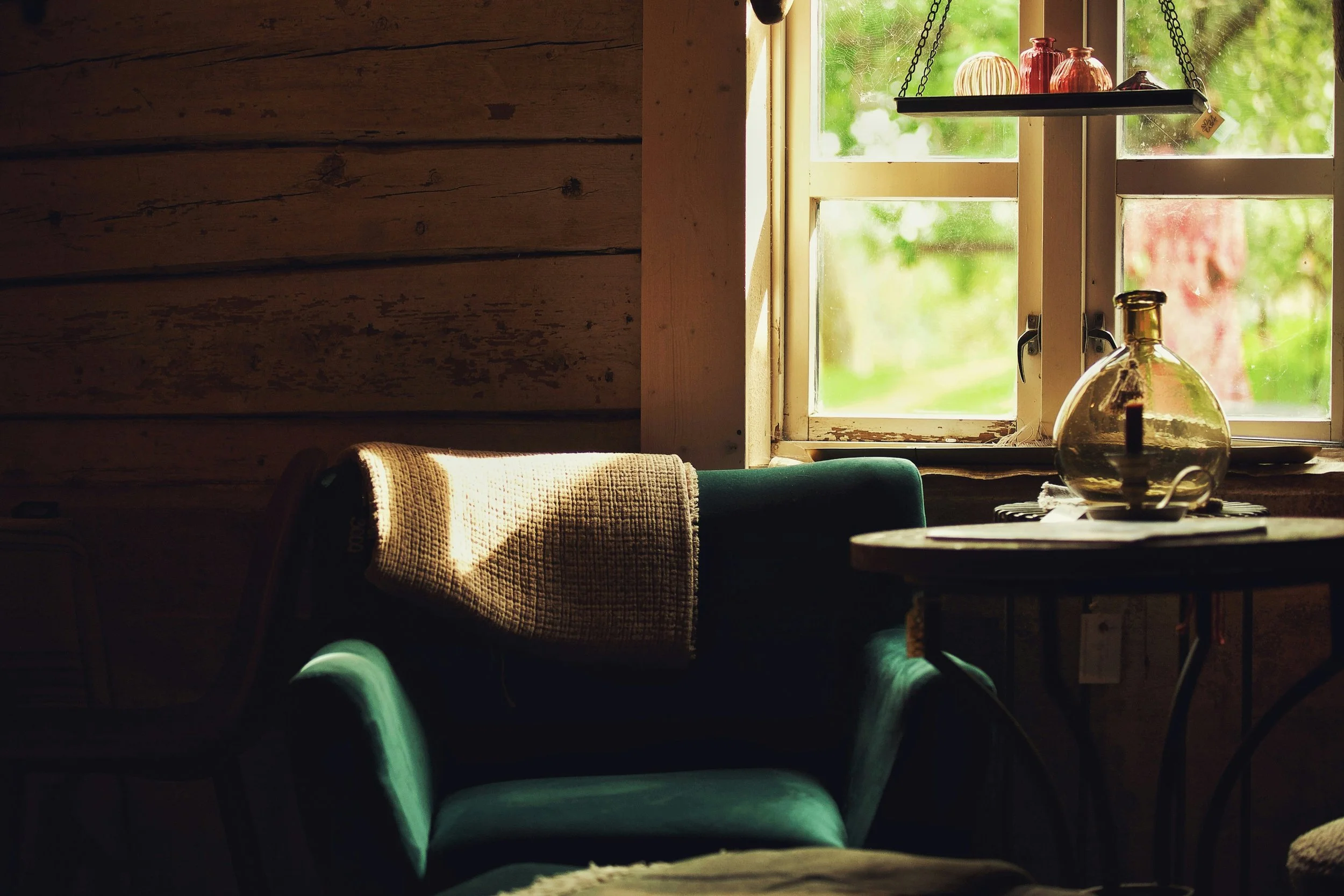 Warm interior image representing private therapy session with Tara Krego, psychologist in Calgary Alberta, offering support for burnout, anxiety, relationship, and life transitions.