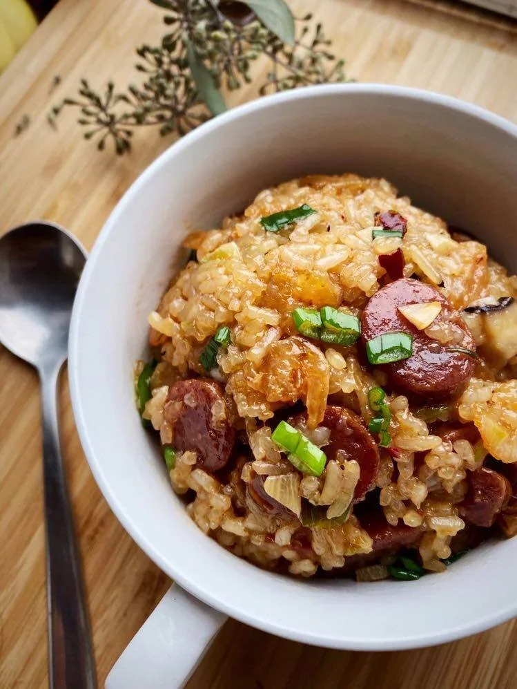 lo mai fan (糯米飯 or fried sticky rice)